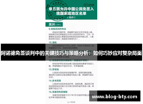阿诺德免签谈判中的关键技巧与策略分析：如何巧妙应对复杂局面