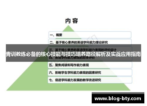 青训教练必备的核心技能与技巧培养路径解析及实战应用指南